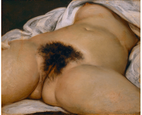 Gustave Courbet – Der Ursprung der Welt (L’Origine du monde) 1866 – Öl auf Leinwand – 46 x 55 cm – Musee d’Orsay, Paris