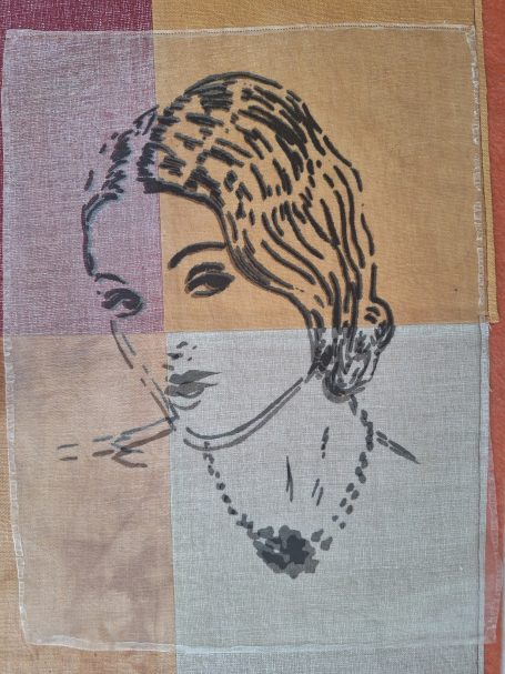 Organza-Montage Myrna Loy