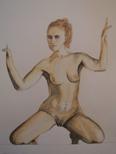 Danae Aquarell
