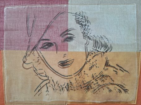Organza-Montage Fay Wray